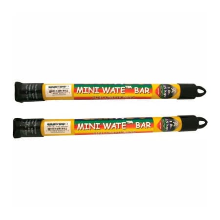Fabrication Enterprises CanDo Mini WaTE Exercise Weight Bar, 1 lb., Yellow, 2 Each 10-1650